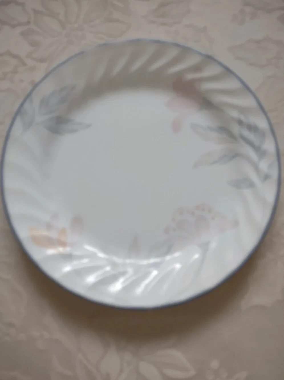 Corelle Corning MCM Vintage Pink Trio Plates